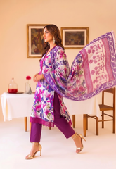 3 Pcs Lawn Unstitched Suit 562