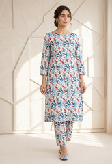 2 Pcs Ladies Suit  Des  163