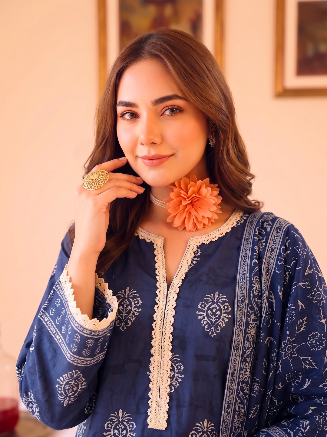3 Pcs Lawn Unstitched Suit 563