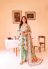 3 Pcs Lawn Unstitched Suit 564