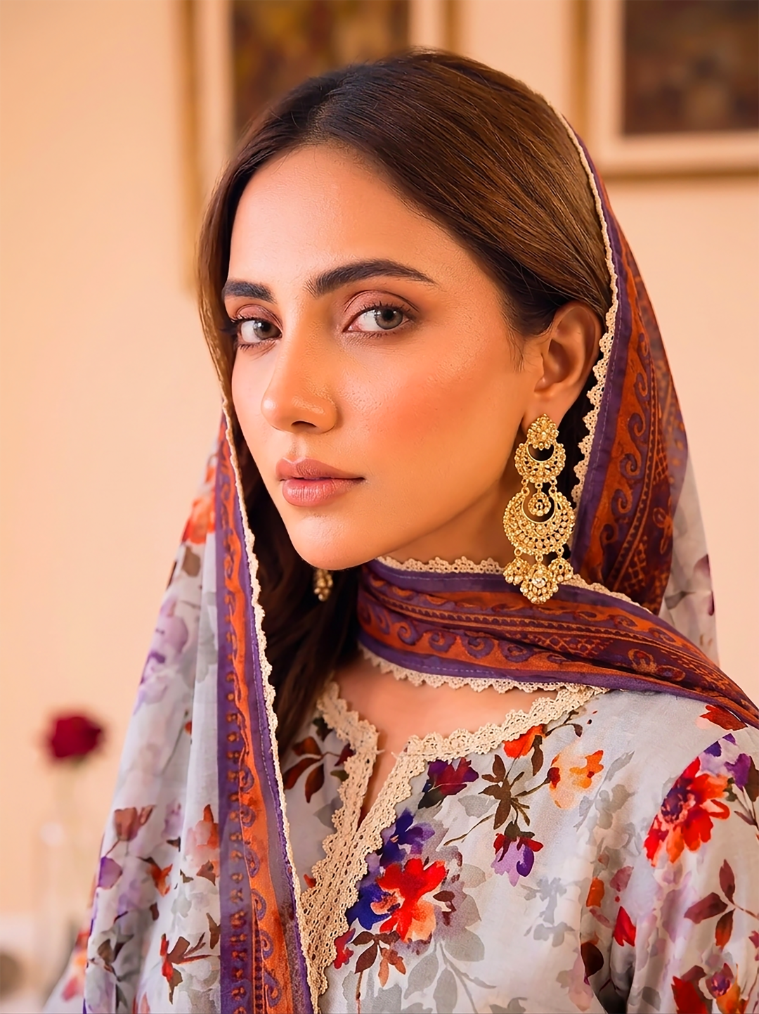 3 Pcs Lawn Unstitched Suit 573