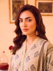 3 Pcs Lawn Unstitched Suit 575