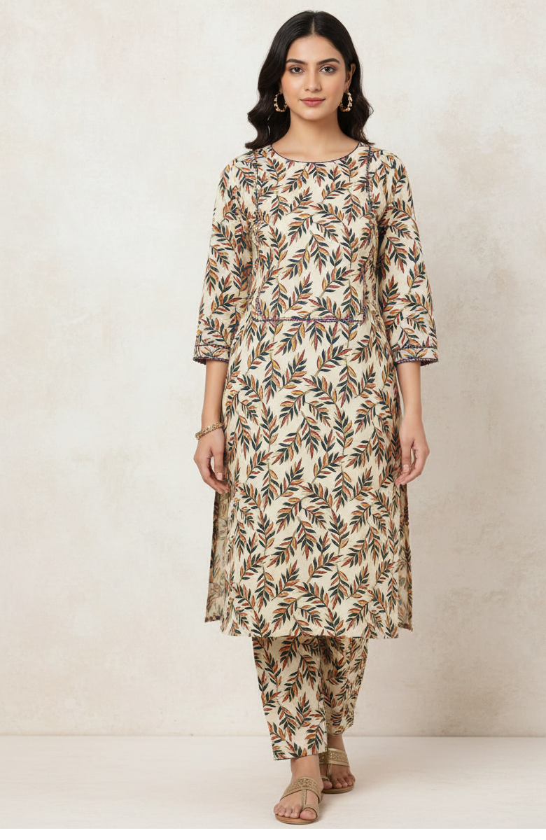 2 Piece Digital Print Khaddar Suit 07