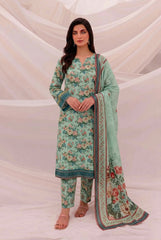 3 Pcs Lawn Unstitched Suit 507