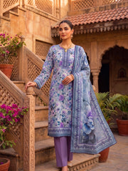 3 Pcs Lawn Unstitched Suit 590