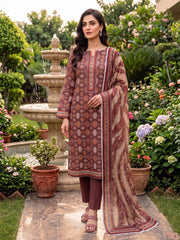 3 Pcs Lawn Unstitched Suit 597